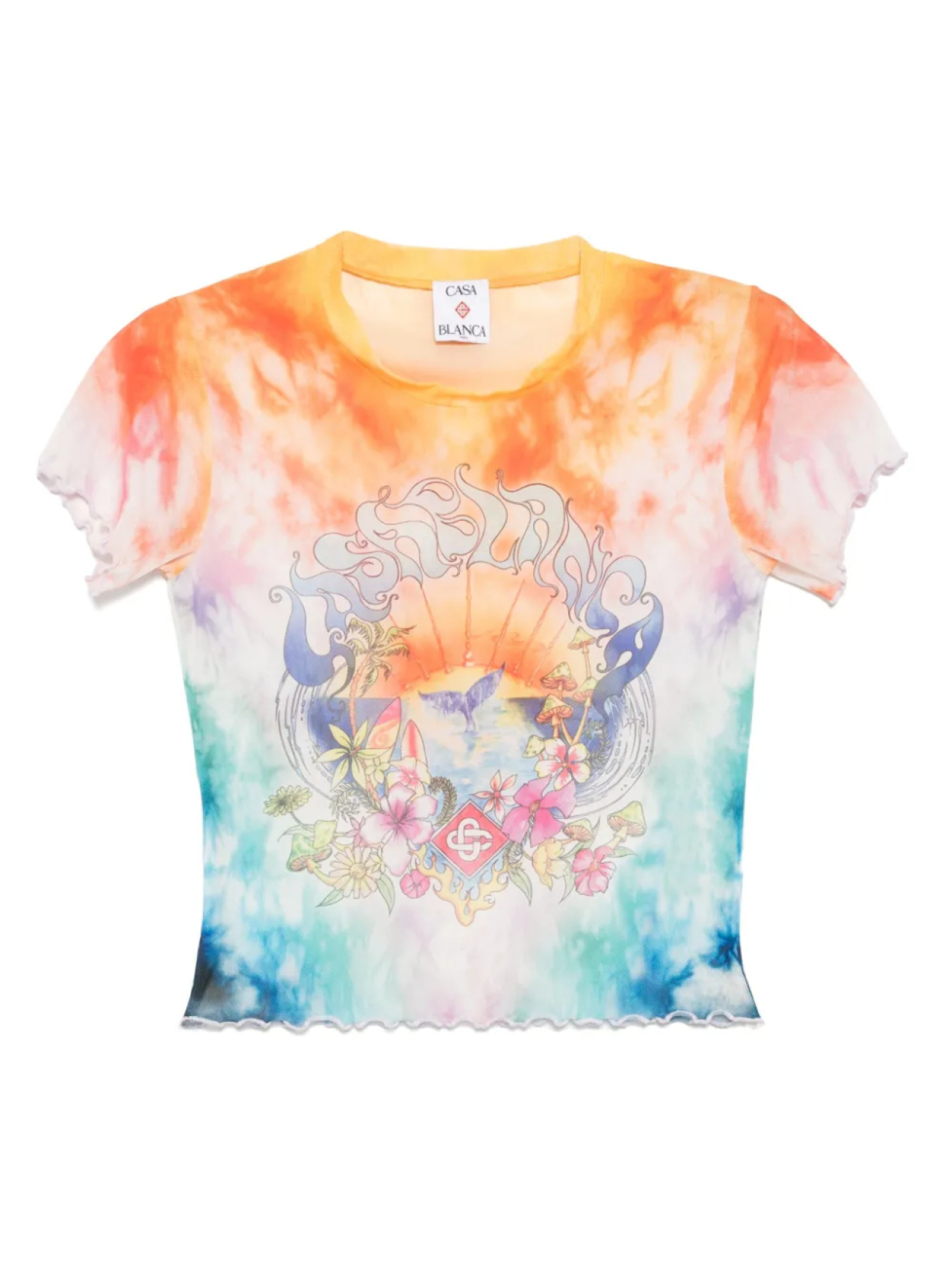 Сетчатая футболка с принтом Casablanca, синий
Сетчатая футболка с принтом Casablanca, синий