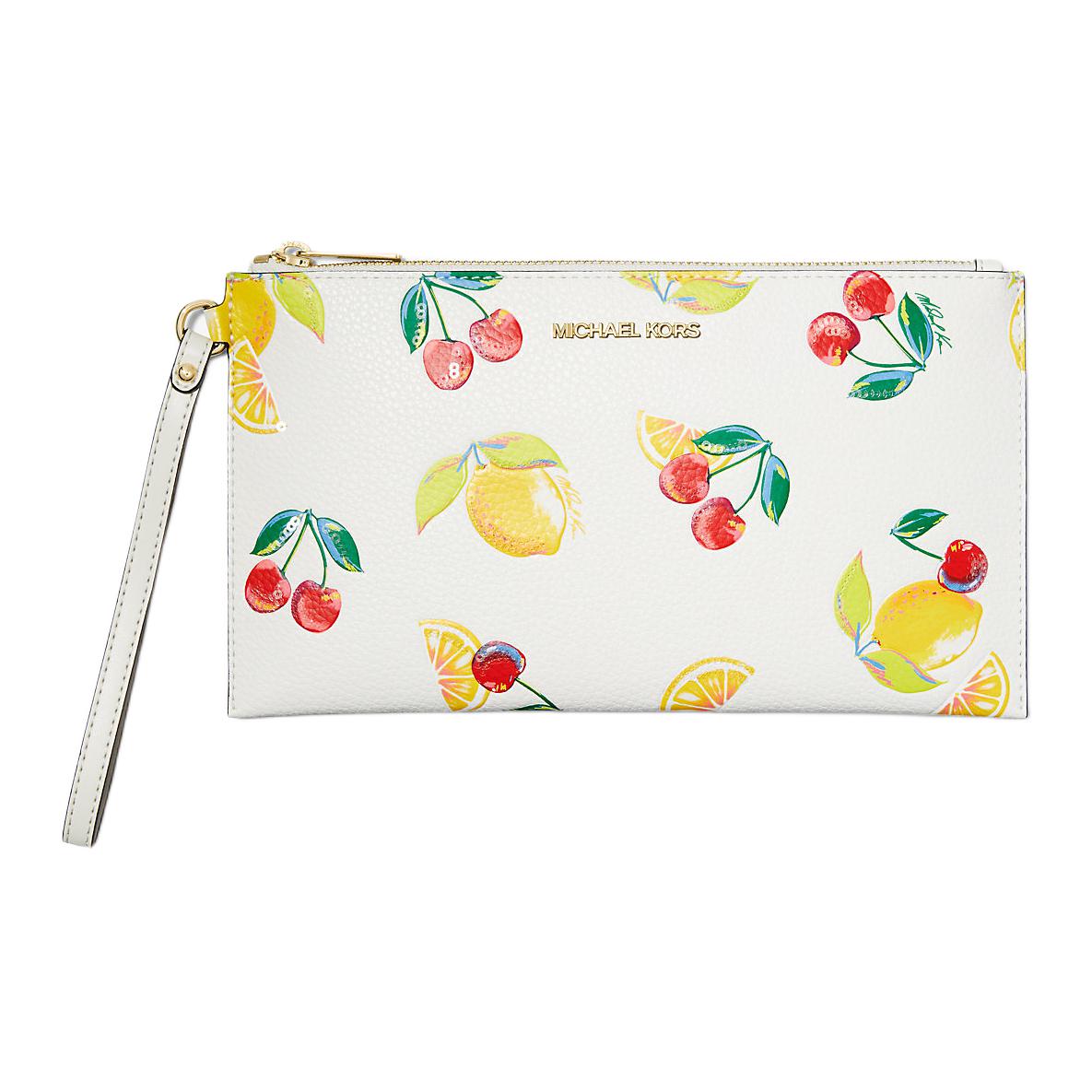 Дорожная клатч-сумка на запястье из полиуретана большого размера для женщин оптический белый MICHAEL KORS
Дорожная клатч-сумка на запястье из полиуретана большого размера для женщин оптический белый MICHAEL KORS