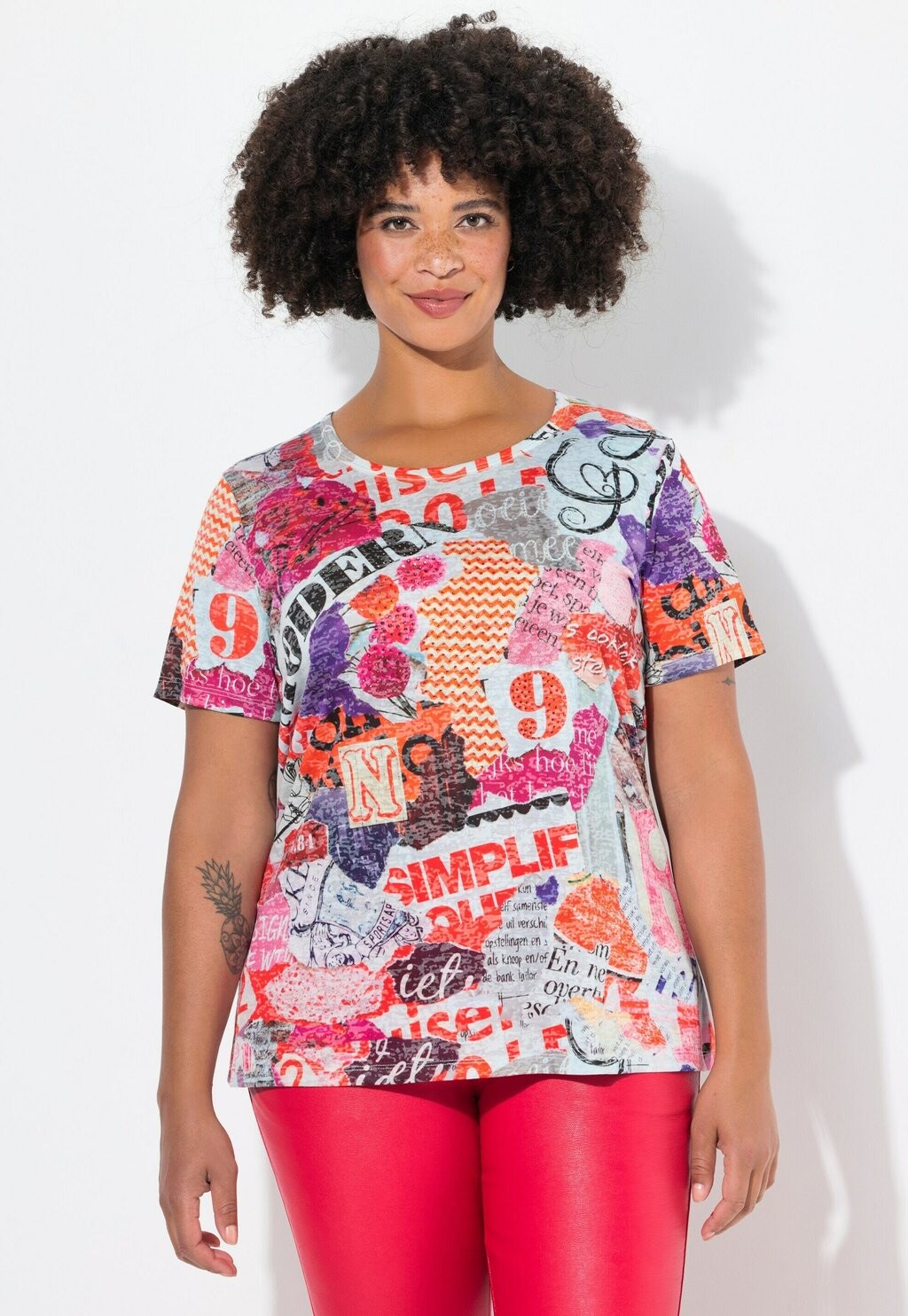 Футболка с принтом WITH HALF SLEEVES Angel of Style, оранжевый
Футболка с принтом WITH HALF SLEEVES Angel of Style, оранжевый