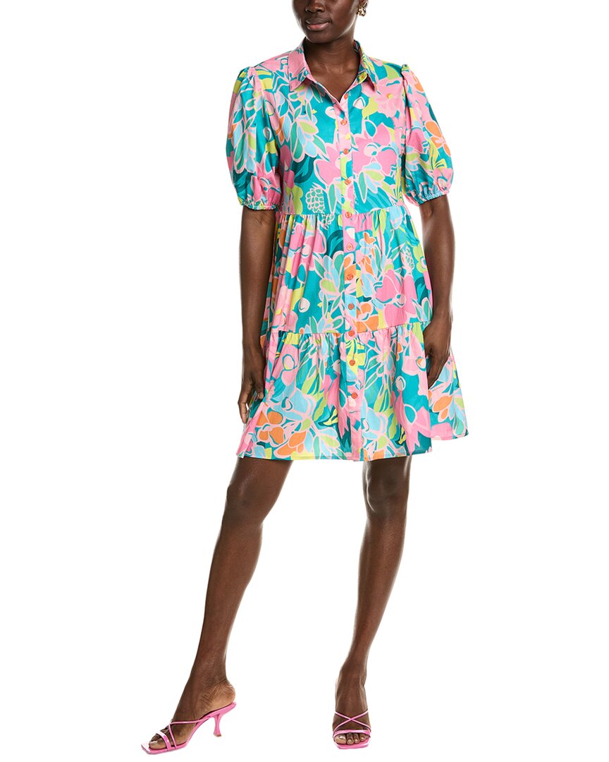 Айпонелли Многослойное платье-рубашка IPPONELLI, розовый 
Айпонелли Многослойное платье-рубашка IPPONELLI, розовый