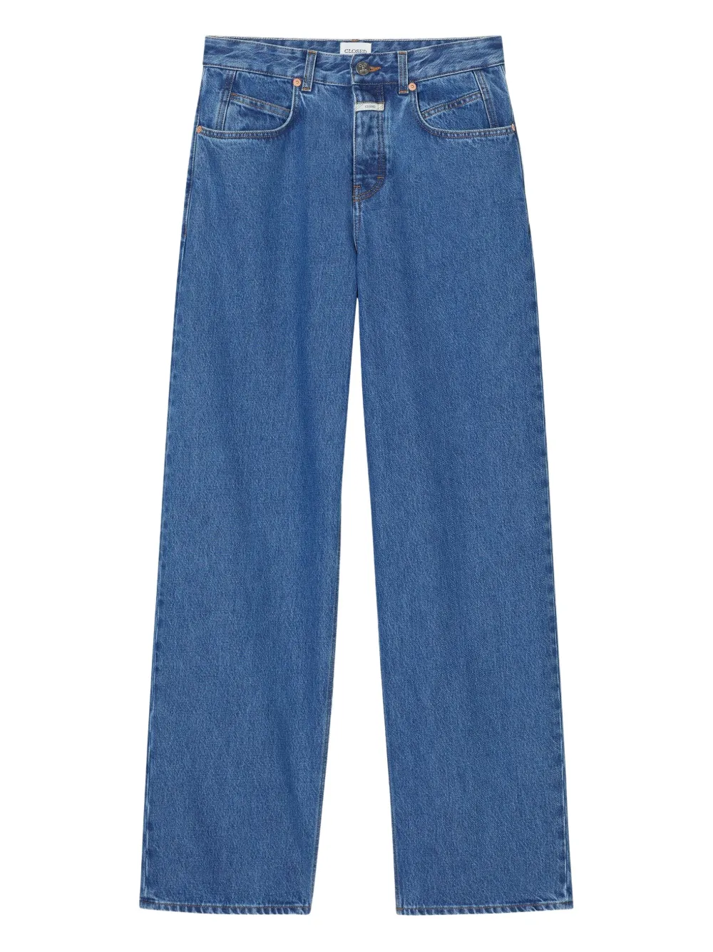 Широкие джинсы с завышенной талией Closed, синий
Широкие джинсы с завышенной талией Closed, синий