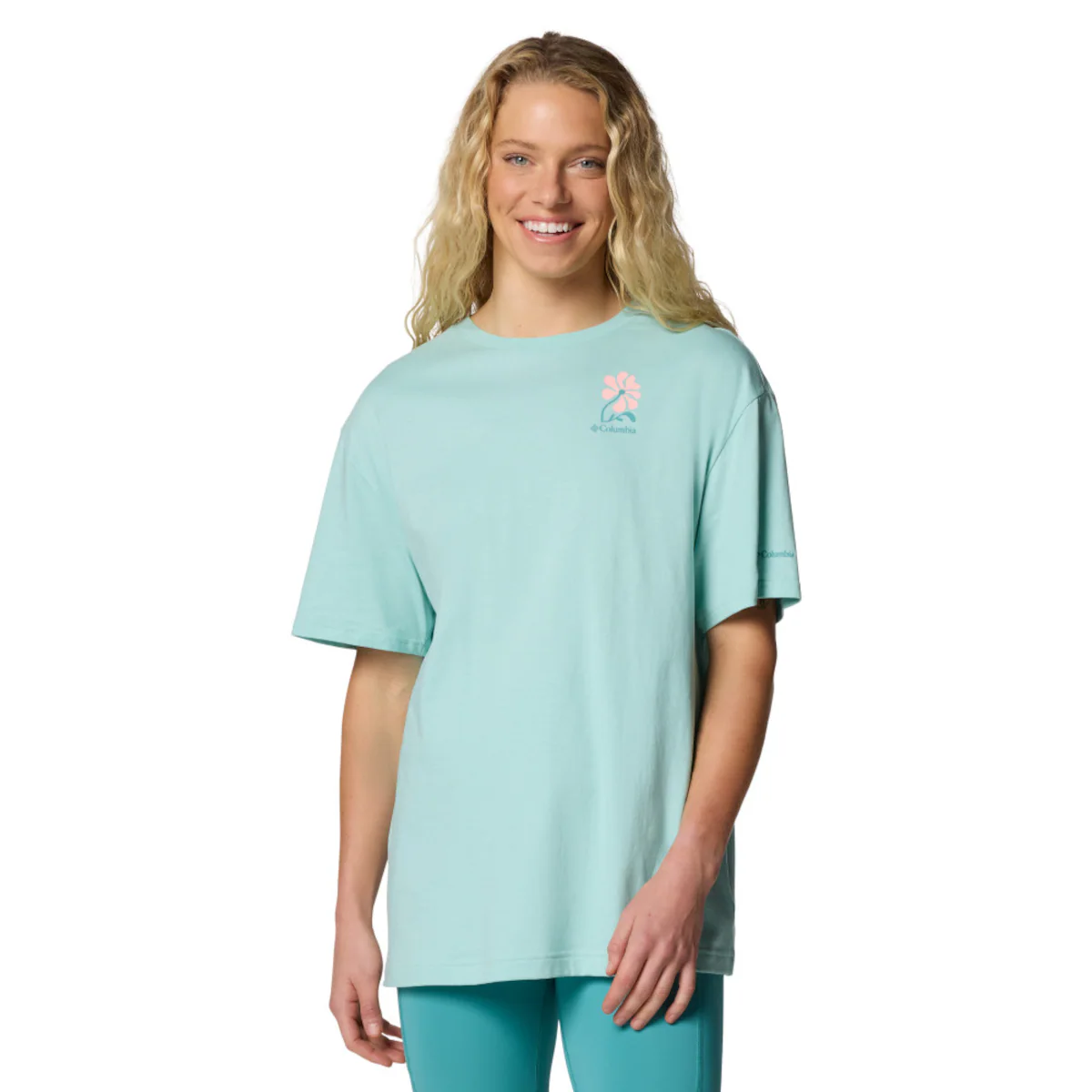 Rolling Bend Columbia Женская футболка, цвет Verde Agua 
Rolling Bend Columbia Женская футболка, цвет Verde Agua