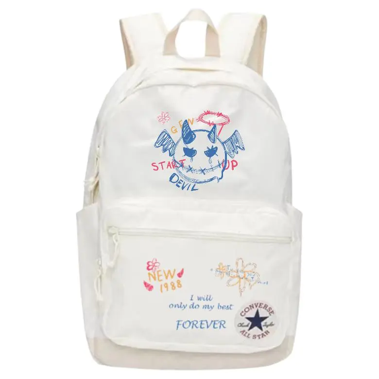 Converse Полиэстеровый рюкзак обычный унисекс белый, Demon
Converse Полиэстеровый рюкзак обычный унисекс белый, Demon
