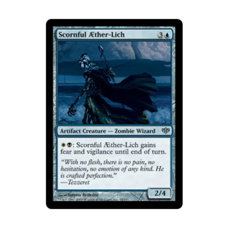 CCG Презрительный эфир-лич (U), MTG - Conflux
CCG Презрительный эфир-лич (U), MTG - Conflux