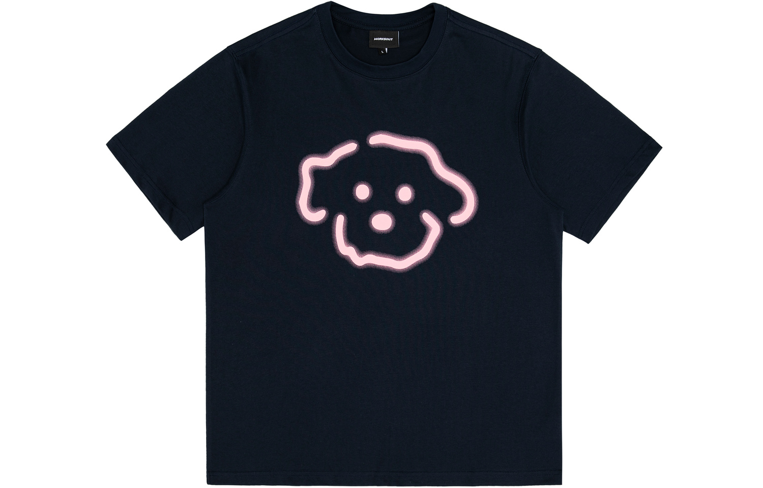 WORKSOUT Футболка с короткими рукавами унисекс NICEBAD, Туманно-голубой 
WORKSOUT Футболка с короткими рукавами унисекс NICEBAD, Туманно-голубой