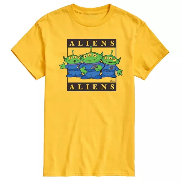 Футболка мужская с принтом инопланетян из «Истории игрушек 4» Disney / Pixar, желтый
Футболка мужская с принтом инопланетян из «Истории игрушек 4» Disney / Pixar, желтый