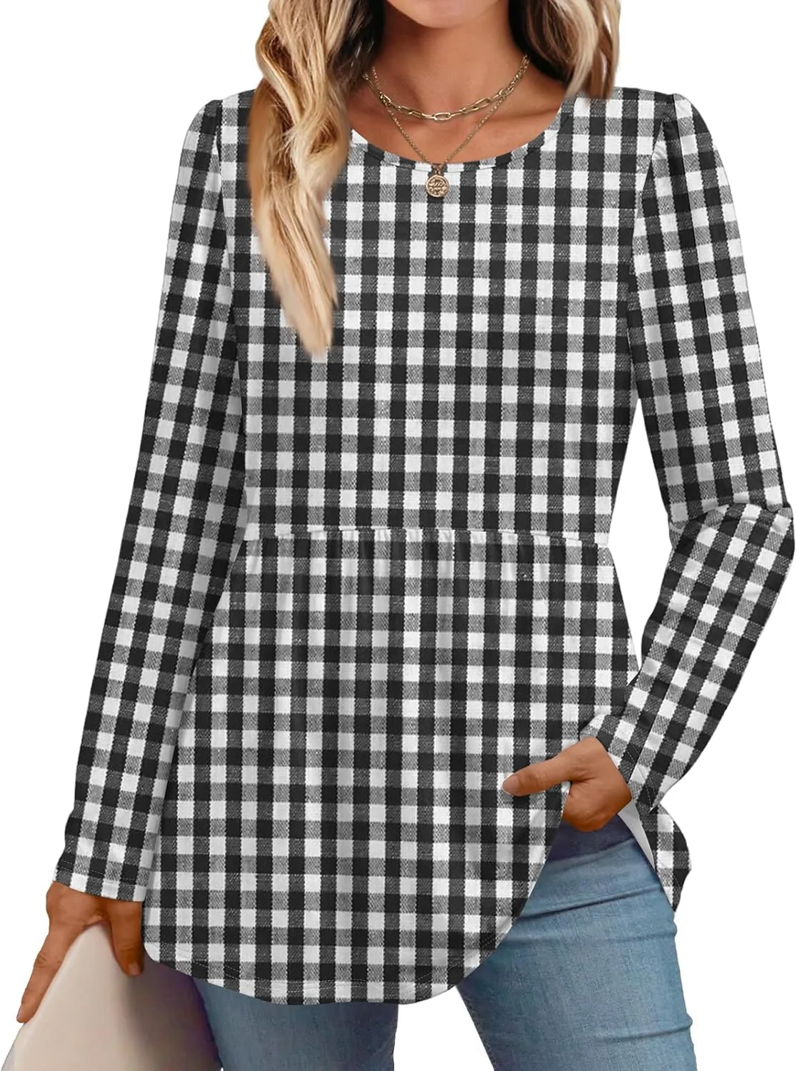 Kenvina рубашка с длинным рукавом для женщин, button down, модная осень 2025, crew neck
Kenvina рубашка с длинным рукавом для женщин, button down, модная осень 2025, crew neck