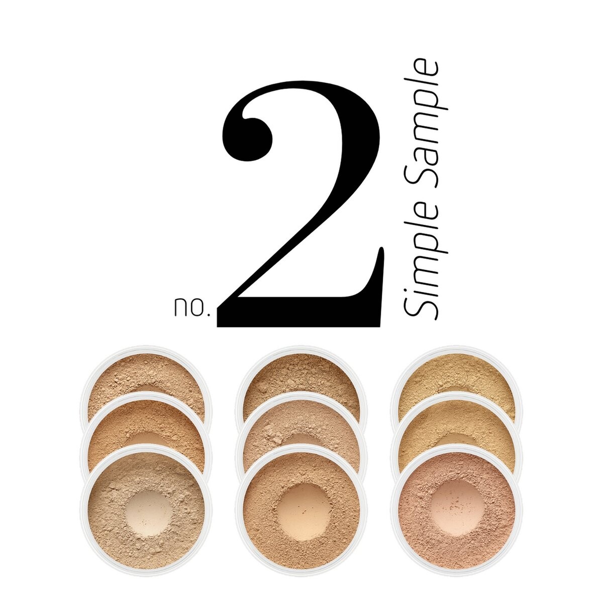 Набор пробников тонального крема Simple Sample No.2 - 9x0,5 г - Ecolore
Набор пробников тонального крема Simple Sample No.2 - 9x0,5 г - Ecolore