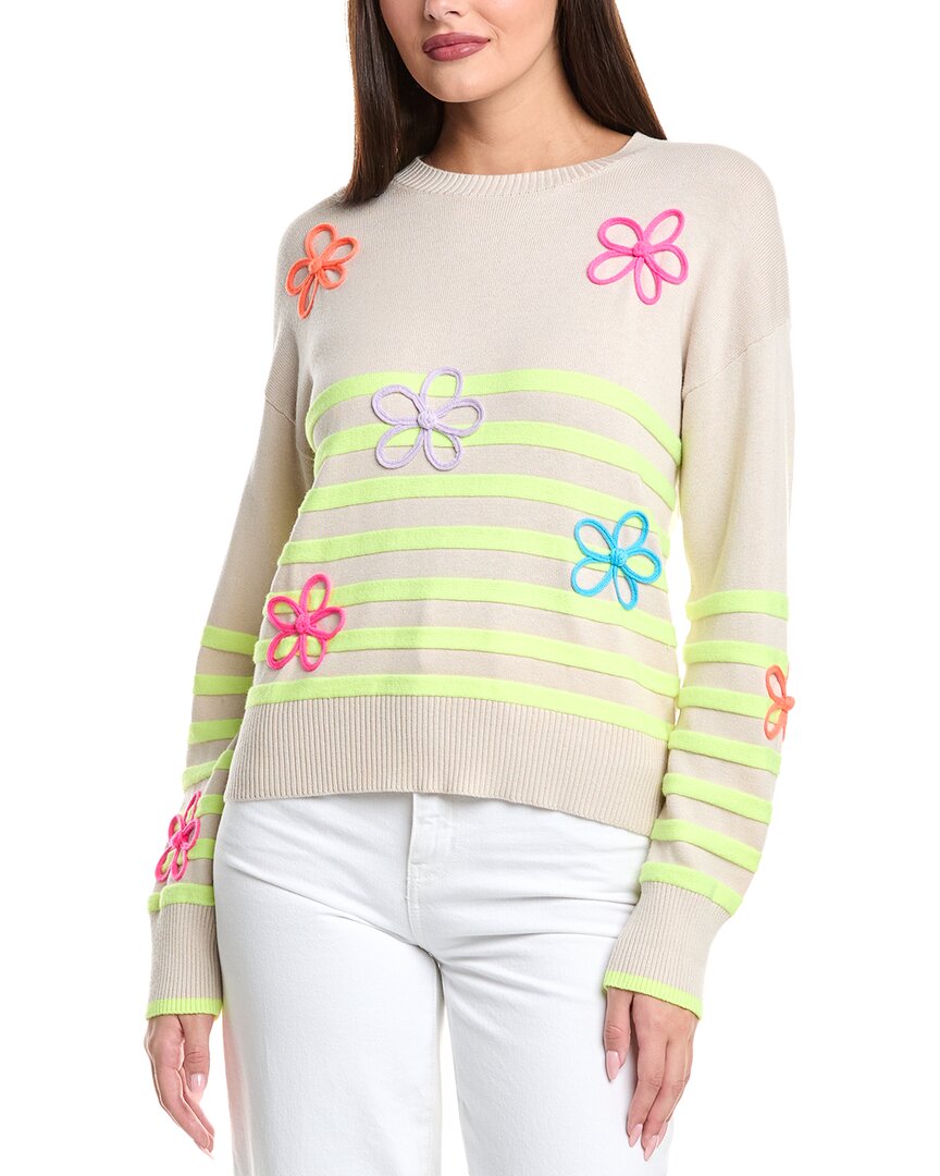 WISPR Вязаный свитер из смесового шелка с фиолетовым цветочным узором
WISPR Вязаный свитер из смесового шелка с фиолетовым цветочным узором