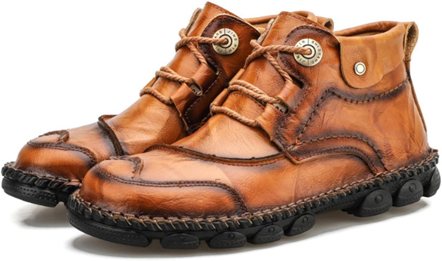 Мужские кожаные повседневные ботинки на щиколотку PURCHAWEE, ботинки Чакка, ручная строчка, нескользящие, удобные, без шнурков, лоферы, оксфорды для ходьбы и вождения, коричневый
Мужские кожаные повседневные ботинки на щиколотку PURCHAWEE, ботинки Чакка, ручная строчка, нескользящие, удобные, без шнурков, лоферы, оксфорды для ходьбы и вождения, коричневый