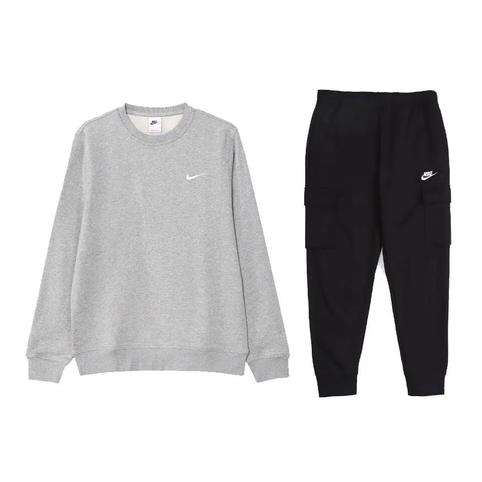 Спортивная одежда Клубная повседневная спортивная одежда Мужской комплект Темно-серый топ + Черные брюки Nike, темно-серый
Спортивная одежда Клубная повседневная спортивная одежда Мужской комплект Темно-серый топ + Черные брюки Nike, темно-серый