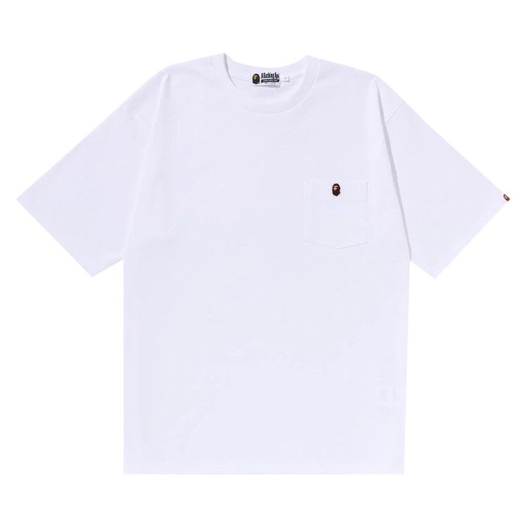 Футболка BAPE Ape Head One Point Relaxed Fit Pocket Tee, White
Футболка BAPE Ape Head One Point Relaxed Fit Pocket Tee, White