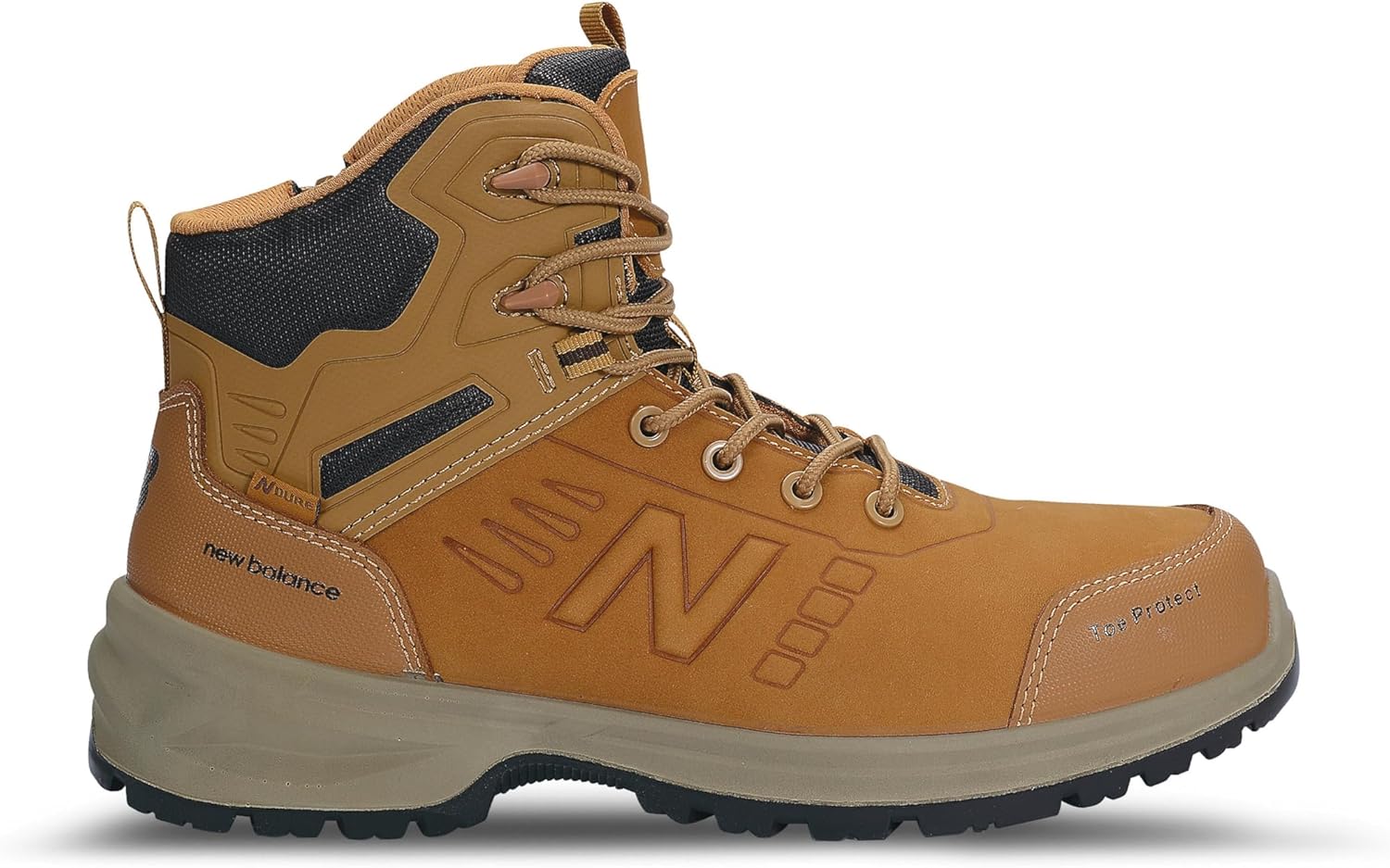 Мужские ботинки New Balance Calibre с композитным носком - EH, PR, противоскользящие кожаные защитные туфли для промышленности и строительства, Wheat
Мужские ботинки New Balance Calibre с композитным носком - EH, PR, противоскользящие кожаные защитные туфли для промышленности и строительства, Wheat