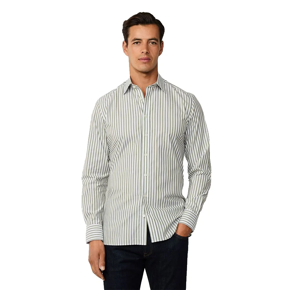 Рубашка с длинным рукавом Hackett Soft Bengal Stripe, зеленый
Рубашка с длинным рукавом Hackett Soft Bengal Stripe, зеленый