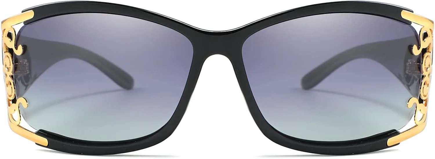 Комплект из 2 поляризованных солнцезащитных очков для женщин, модные квадратные солнцезащитные очки для вождения с защитой UV400 mincl, 2pcs-purple&gold Black
Комплект из 2 поляризованных солнцезащитных очков для женщин, модные квадратные солнцезащитные очки для вождения с защитой UV400 mincl, 2pcs-purple&gold Black