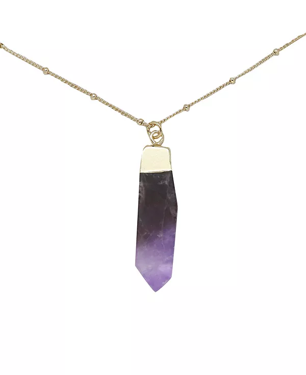 Ожерелье с подвеской из камня Charged, amethyst
Ожерелье с подвеской из камня Charged, amethyst