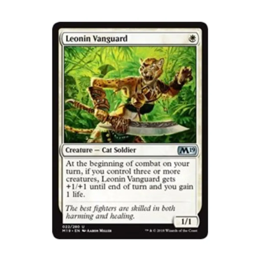 CCG Леонин Авангард (В), MTG - Core Set 2019
CCG Леонин Авангард (В), MTG - Core Set 2019