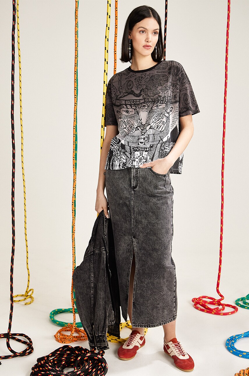 Футболка из хлопка Medicine, серый 
Футболка из хлопка Medicine, серый