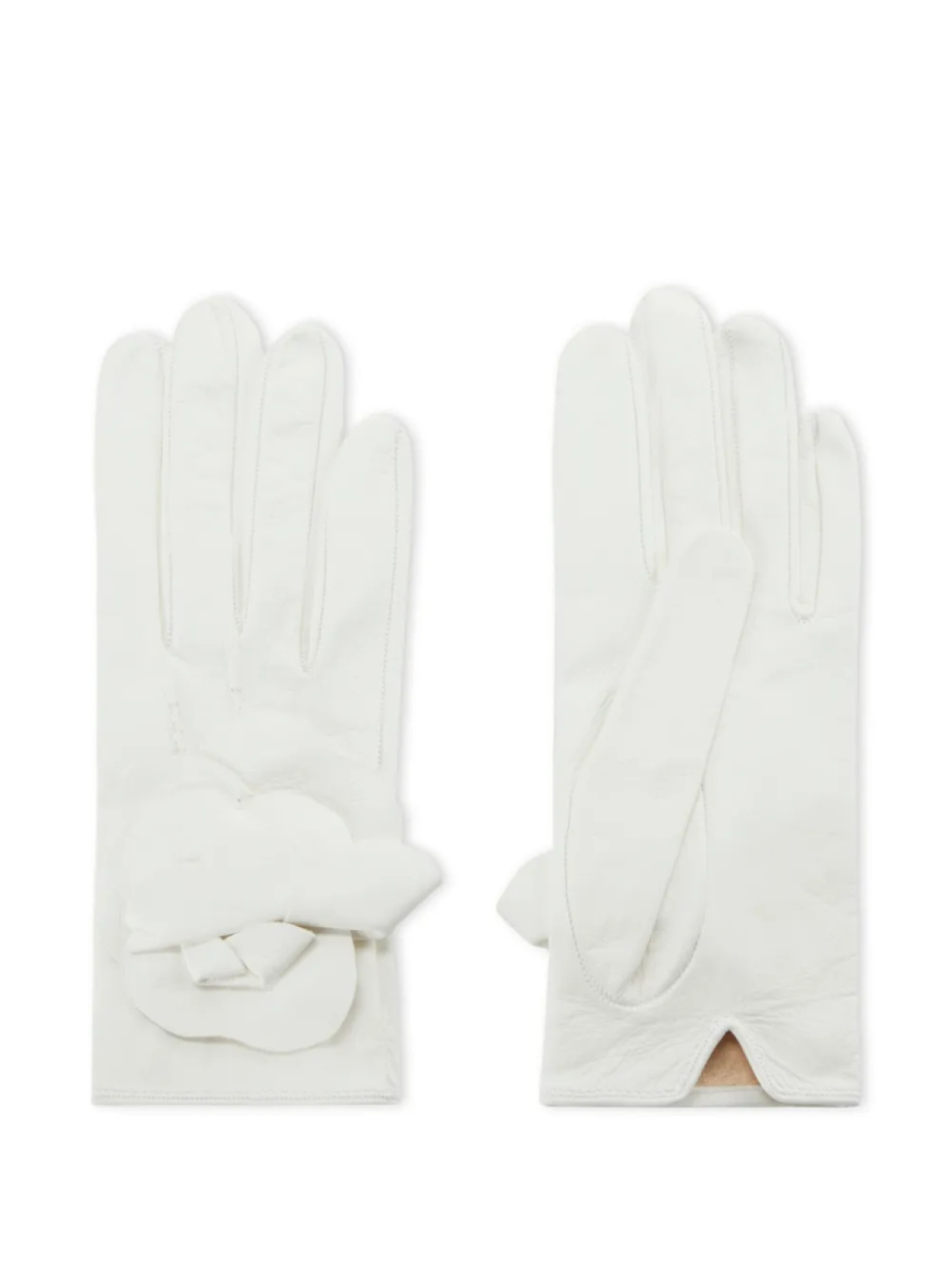 Кожаные перчатки Elisabetta Franchi с цветочной аппликацией, нейтральный
Кожаные перчатки Elisabetta Franchi с цветочной аппликацией, нейтральный