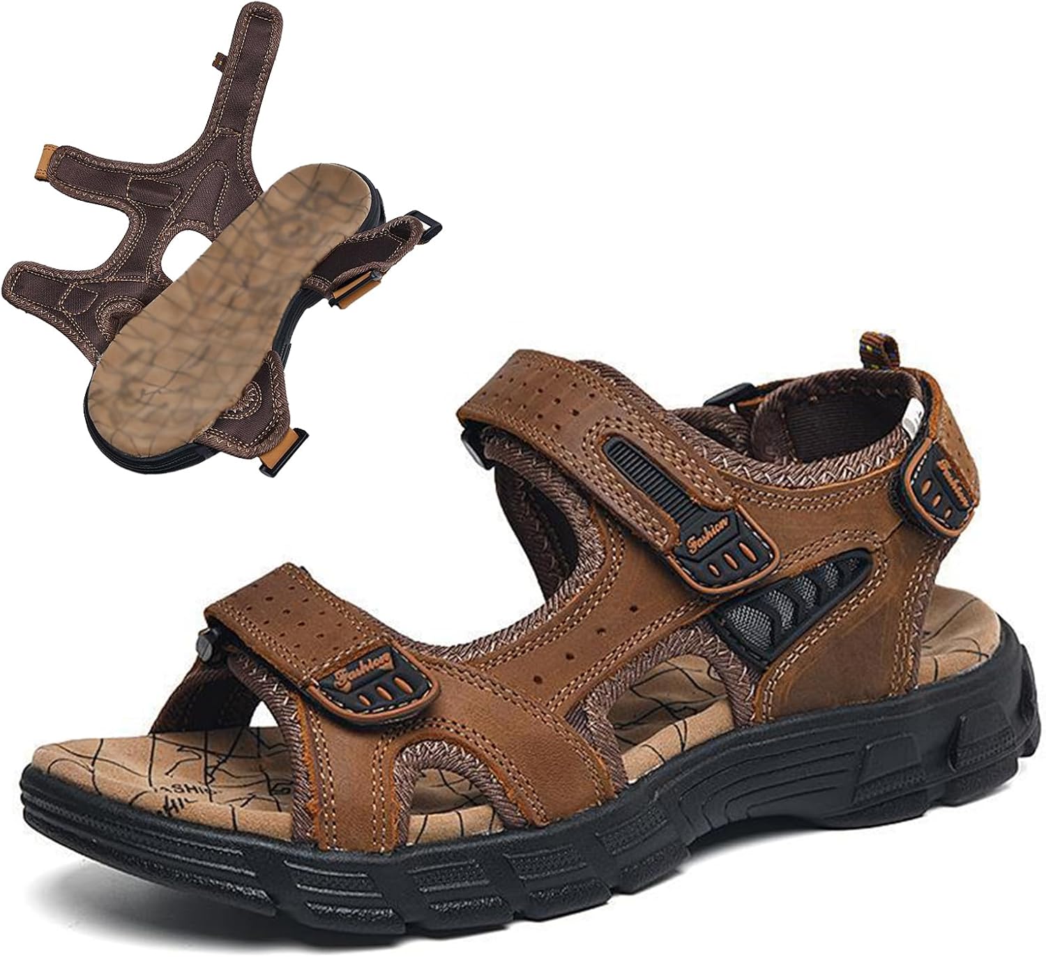 Мужские спортивные сандалии bumuam для активного отдыха на открытом воздухе, с регулируемыми ремешками, повседневная обувь с открытым носком для прогулок по пляжу, коричневый
Мужские спортивные сандалии bumuam для активного отдыха на открытом воздухе, с регулируемыми ремешками, повседневная обувь с открытым носком для прогулок по пляжу, коричневый