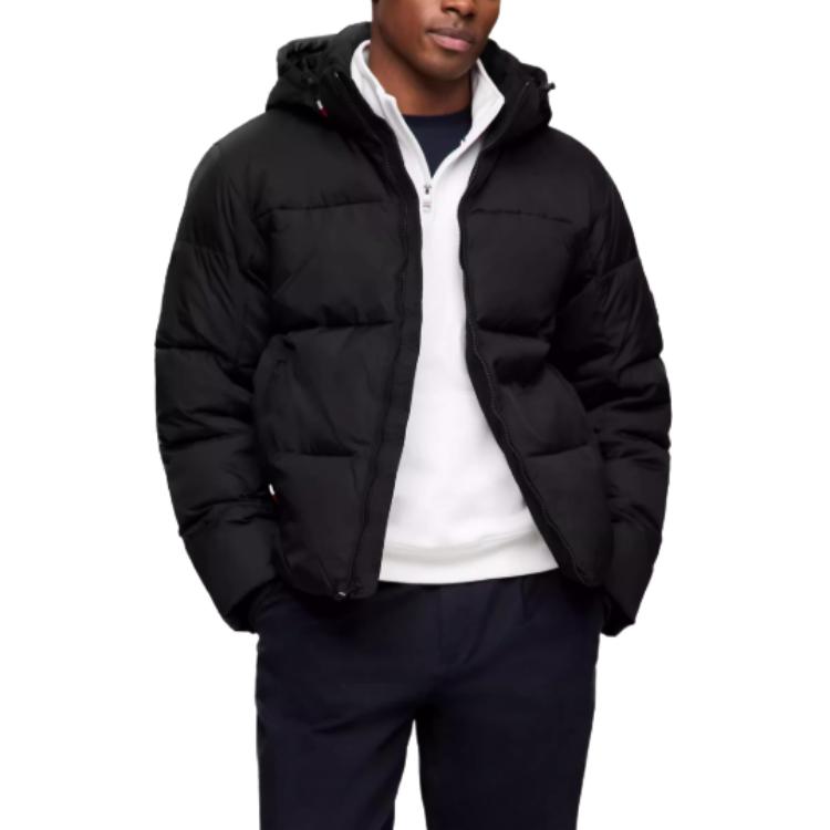 Tommy Hilfiger Пуховик мужской черный, Black
Tommy Hilfiger Пуховик мужской черный, Black
