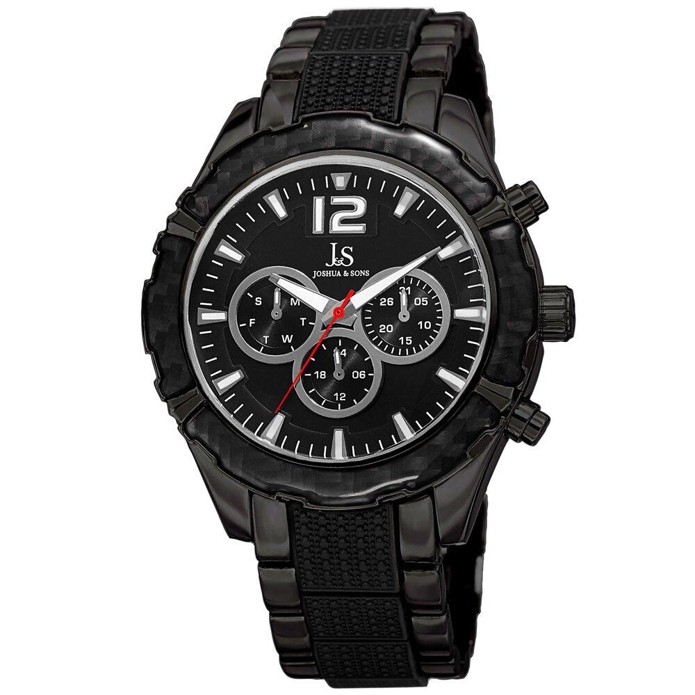 JS98 Повседневные часы в круглом корпусе Joshua&Sons, черный
JS98 Повседневные часы в круглом корпусе Joshua&Sons, черный