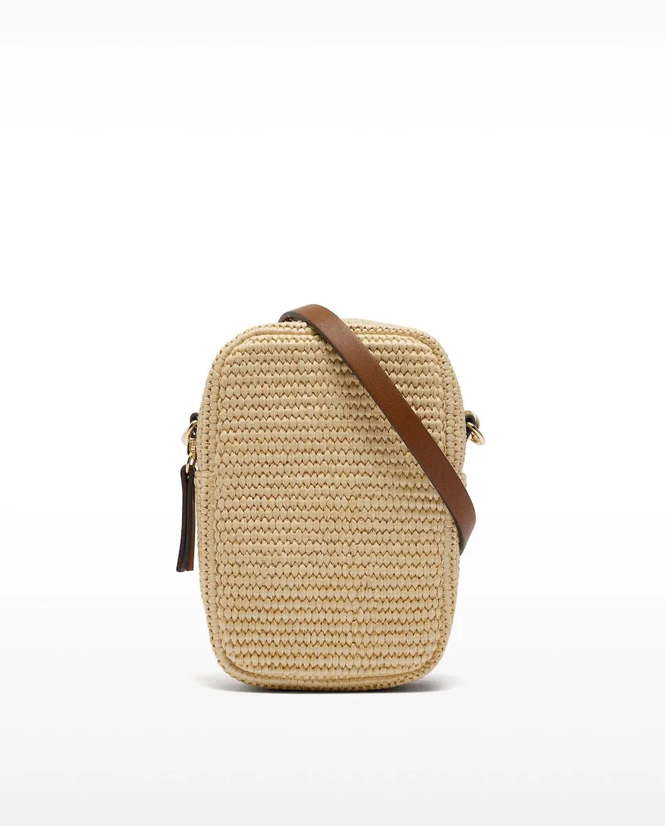 Сумка для телефона трансформирующаяся в сумку через плечо с эффектом рафии на молнии Parfois, коричневый
Сумка для телефона трансформирующаяся в сумку через плечо с эффектом рафии на молнии Parfois, коричневый