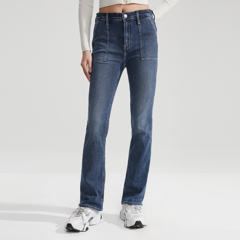 Джинсы женские Calvin Klein Jeans с высокой талией, темно-синий
Джинсы женские Calvin Klein Jeans с высокой талией, темно-синий