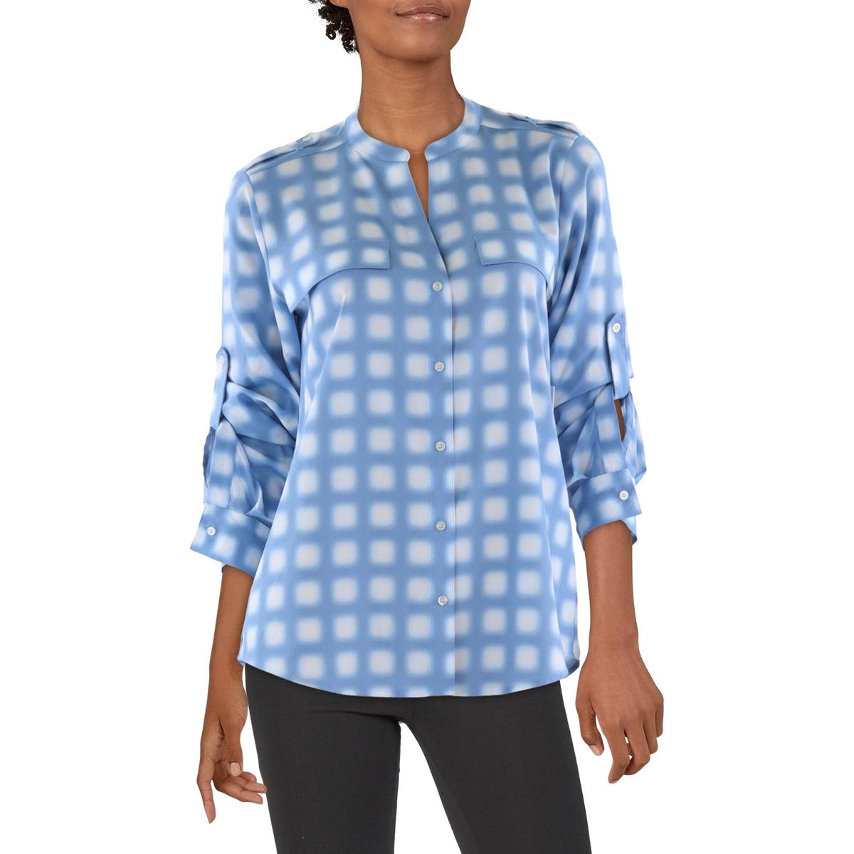 Женская блуза с карманами и фактурной тканью Calvin Klein, синий
Женская блуза с карманами и фактурной тканью Calvin Klein, синий