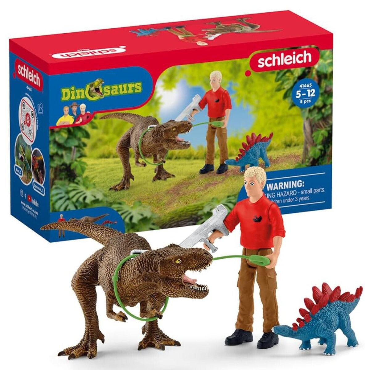 SLH41465 Schleich Dinosaurus - Атака Тираннозавра Рекса, фигурки для детей 4+ 
SLH41465 Schleich Dinosaurus - Атака Тираннозавра Рекса, фигурки для детей 4+