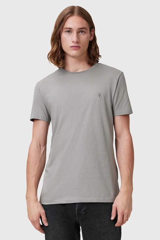 Хлопковая футболка TONIC Allsaints, серый 
Хлопковая футболка TONIC Allsaints, серый