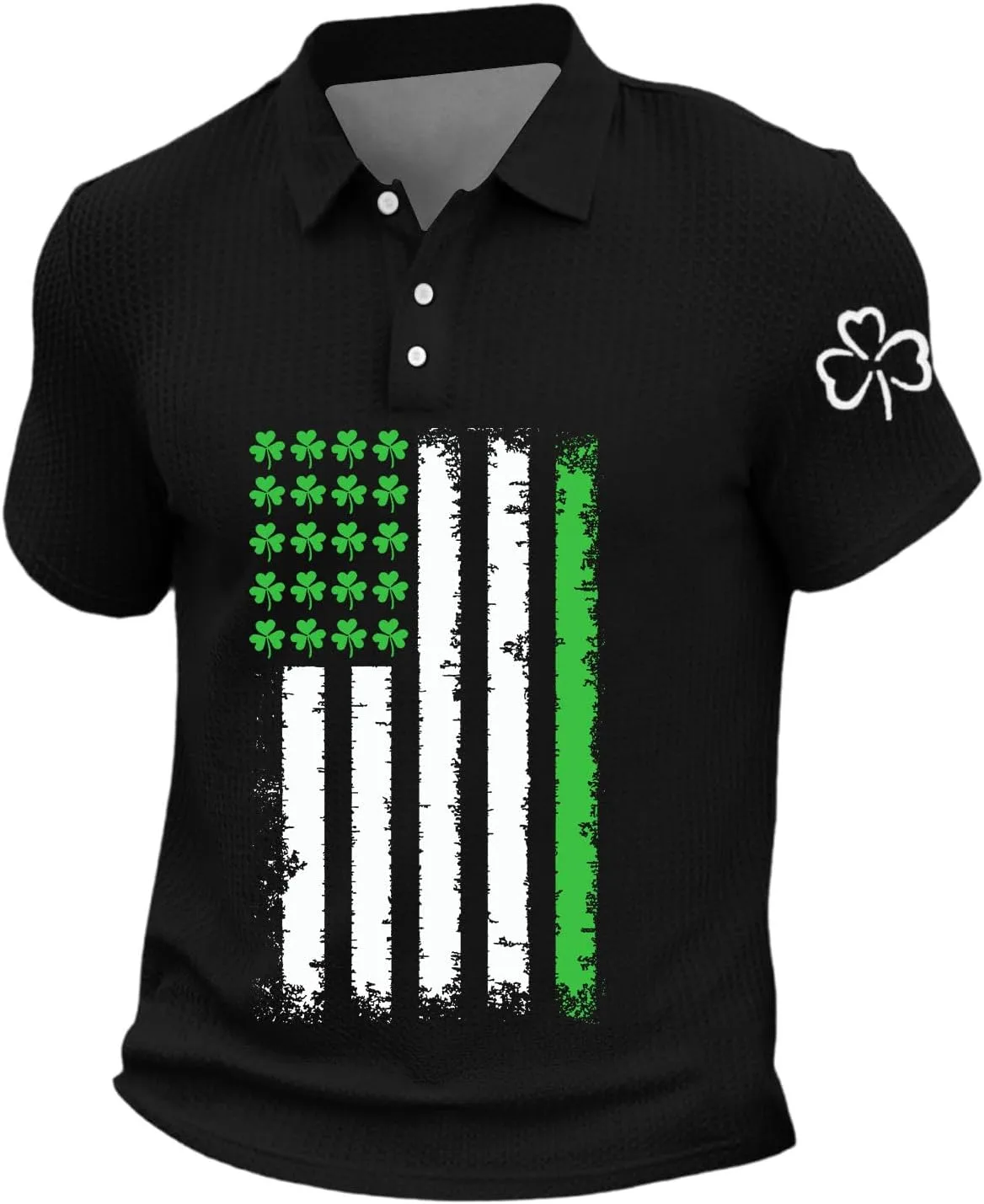 Мужская летняя поло St Patricks Day с коротким рукавом Moisture Wicking Waffle Knit
Мужская летняя поло St Patricks Day с коротким рукавом Moisture Wicking Waffle Knit