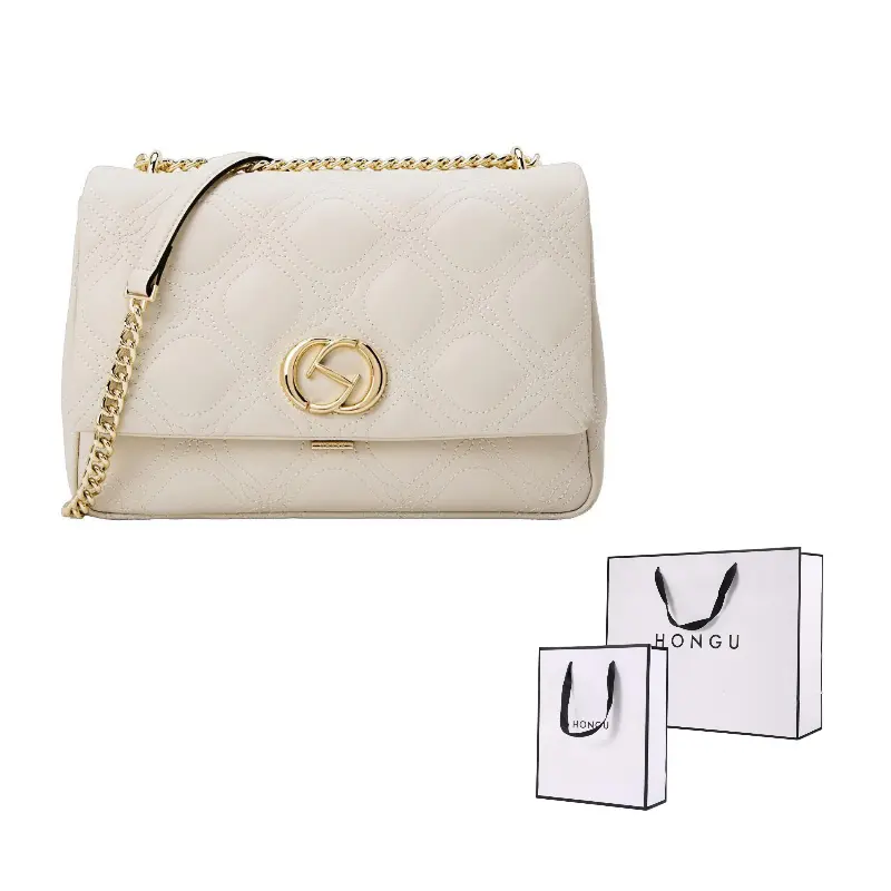 HONGU Женская сумка через плечо из натуральной кожи, Ecru
HONGU Женская сумка через плечо из натуральной кожи, Ecru
