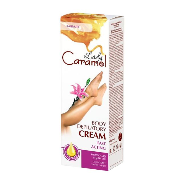 Быстродействующий крем для депиляции тела Lady Caramel, 100 мл 
Быстродействующий крем для депиляции тела Lady Caramel, 100 мл