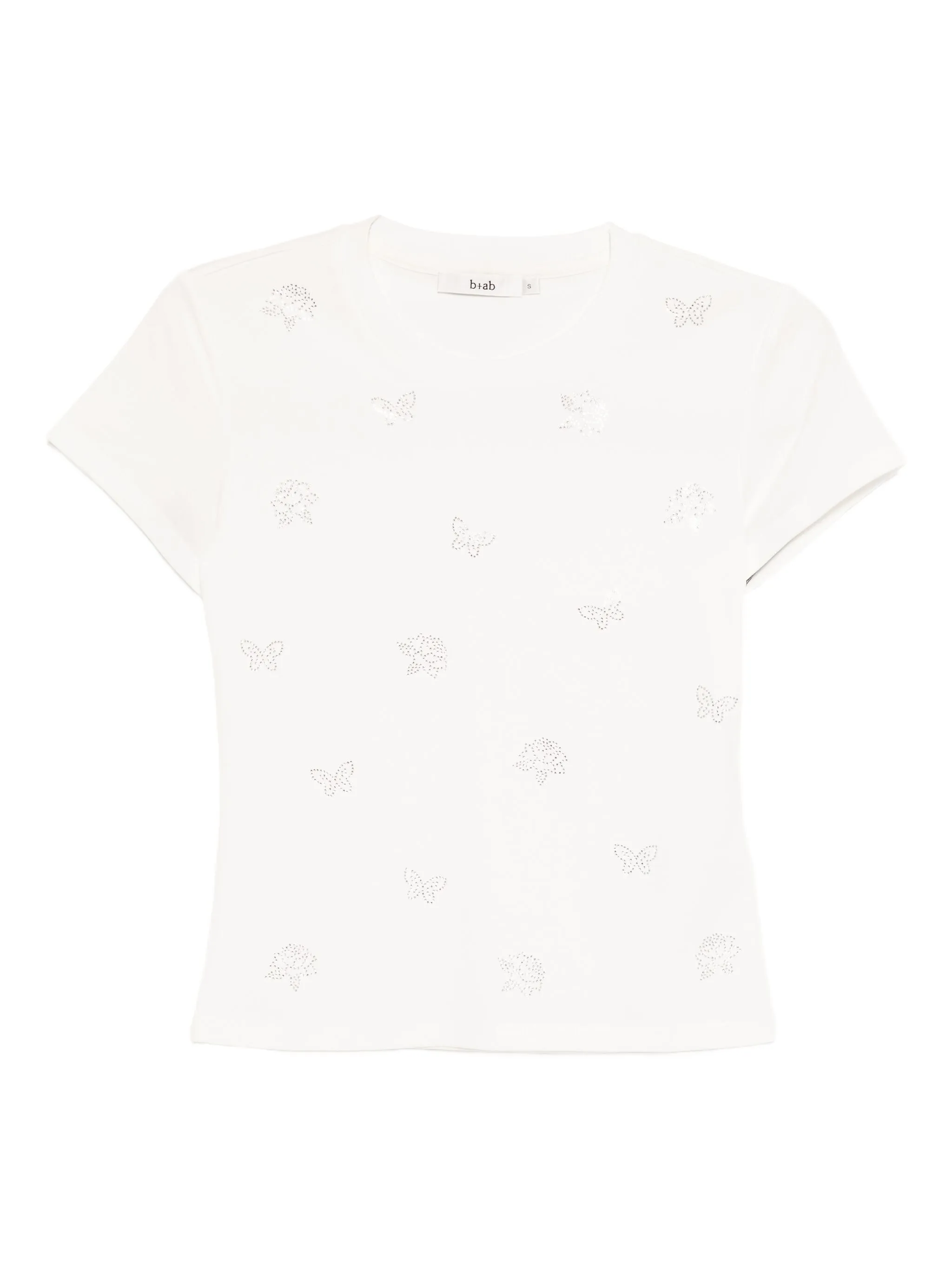 Футболка с вышивкой B+Ab, белый
Футболка с вышивкой B+Ab, белый