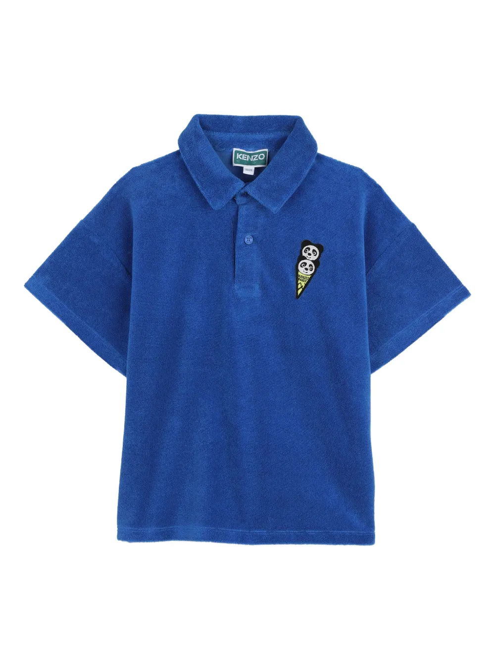 Рубашка поло с аппликацией Kenzo Kids, синий
Рубашка поло с аппликацией Kenzo Kids, синий