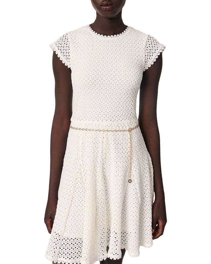 Короткое платье крючком Maje, белый
Короткое платье крючком Maje, белый