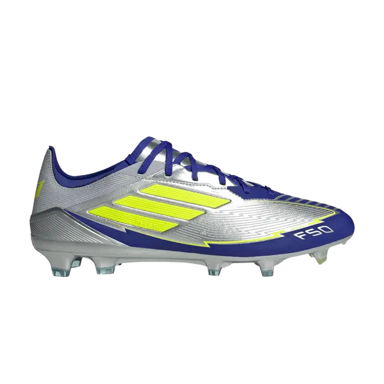 Бутсы adidas Messi Adizero F50 Pro FG 'La Vida Rapida Pack', серебряный
Бутсы adidas Messi Adizero F50 Pro FG 'La Vida Rapida Pack', серебряный
