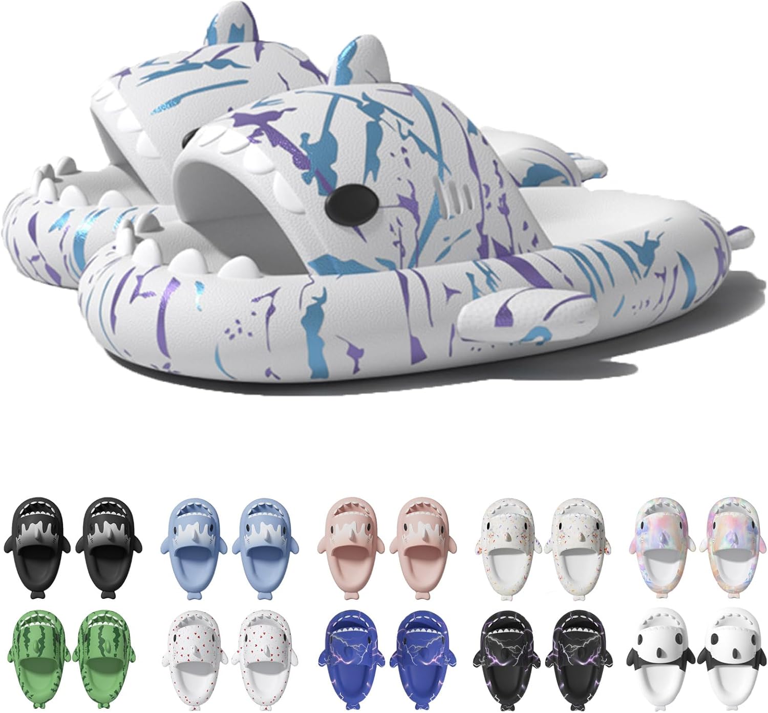 Сланцы Jfxgjuv Ice Cream с акулой, сланцы с 3D забавными плавниками, унисекс сланцы с облаками и акулой, ЭВА сланцы с открытым носком для душа, бассейна, пляжа, белый
Сланцы Jfxgjuv Ice Cream с акулой, сланцы с 3D забавными плавниками, унисекс сланцы с облаками и акулой, ЭВА сланцы с открытым носком для душа, бассейна, пляжа, белый