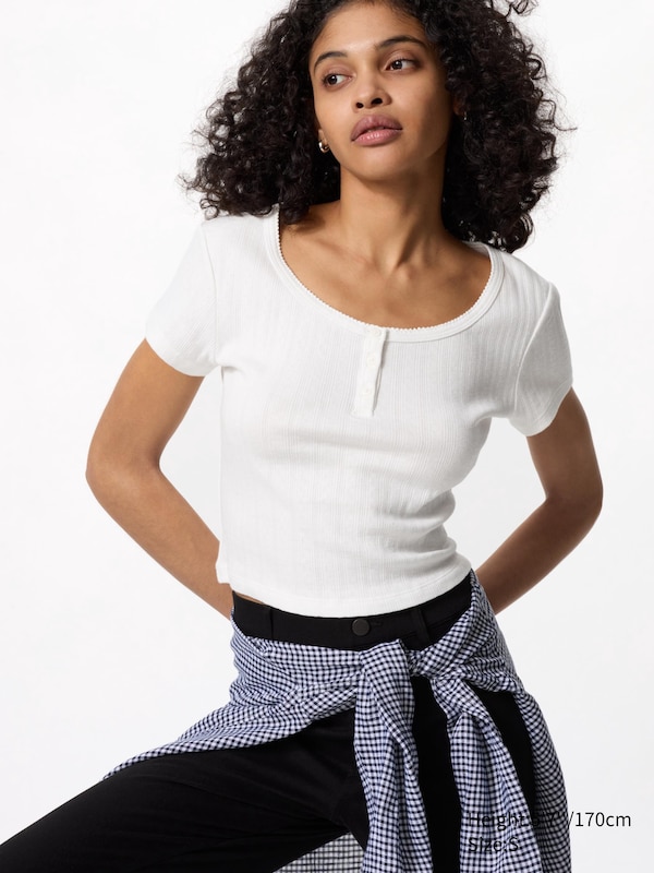 Футболка с воротником-стойкой «хенли» Uniqlo, белый
Футболка с воротником-стойкой «хенли» Uniqlo, белый