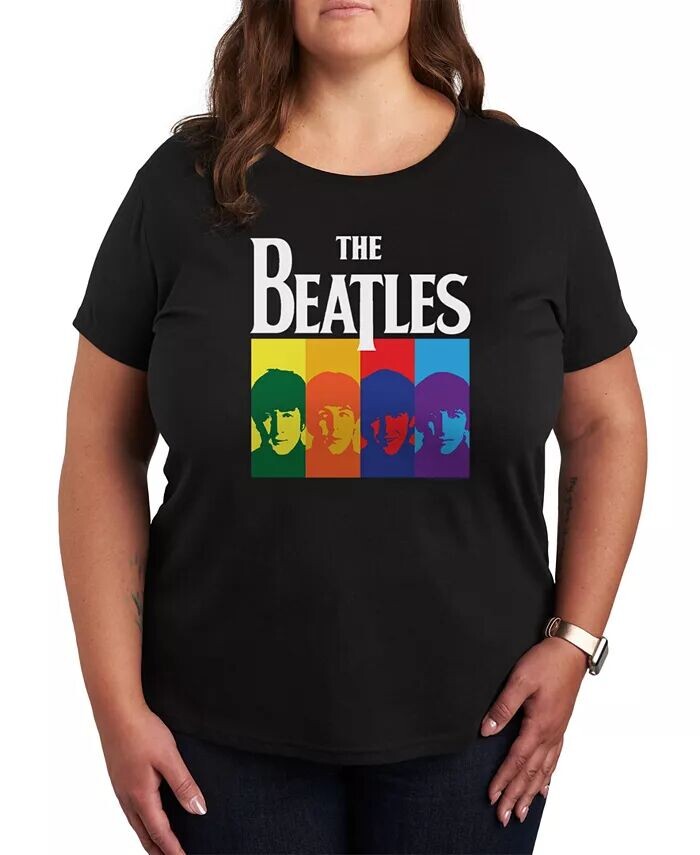 Модная футболка большого размера с графическим логотипом Beatles Hybrid Apparel, черный
Модная футболка большого размера с графическим логотипом Beatles Hybrid Apparel, черный