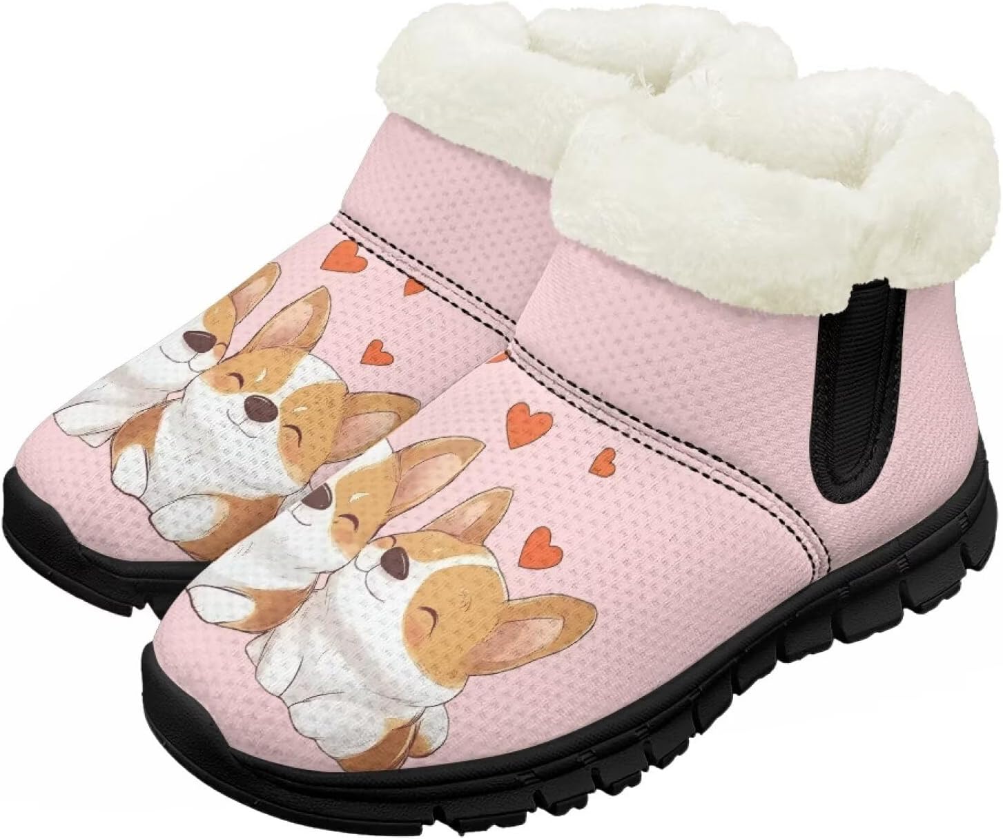 Зимние детские ботинки Chririnla для мальчиков и девочек, с теплой подкладкой из искусственного меха, короткие ботильоны, противоскользящие, для малышей и детей постарше, Cute Corgi
Зимние детские ботинки Chririnla для мальчиков и девочек, с теплой подкладкой из искусственного меха, короткие ботильоны, противоскользящие, для малышей и детей постарше, Cute Corgi