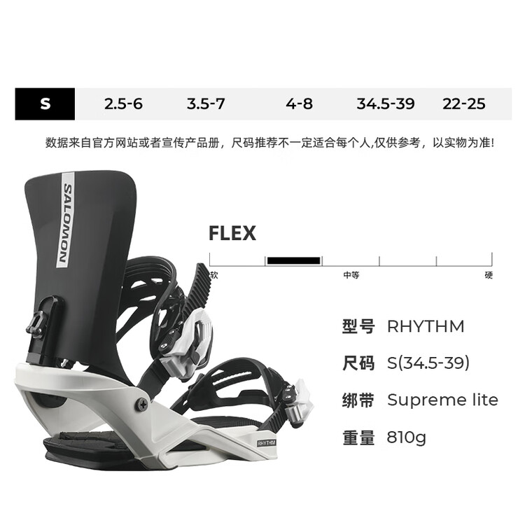 Salomon Горнолыжные крепления для сноуборда RHYTHM JR S, Серый, Salomon Горнолыжные крепления для сноуборда RHYTHM JR S
Salomon Горнолыжные крепления для сноуборда RHYTHM JR S, Серый, Salomon Горнолыжные крепления для сноуборда RHYTHM JR S