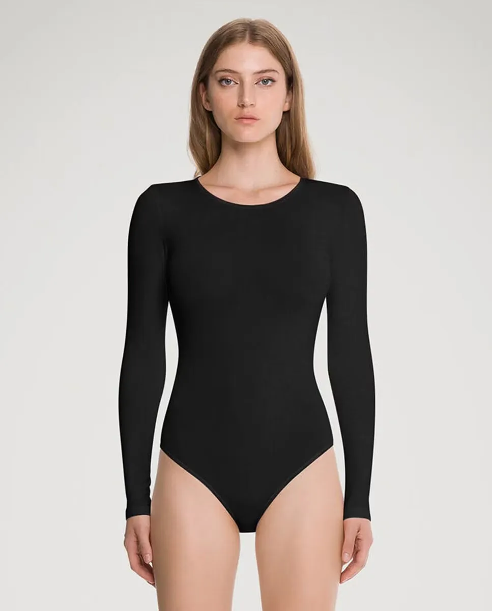 Бесшовное боди с длинными рукавами Wolford, черный
Бесшовное боди с длинными рукавами Wolford, черный