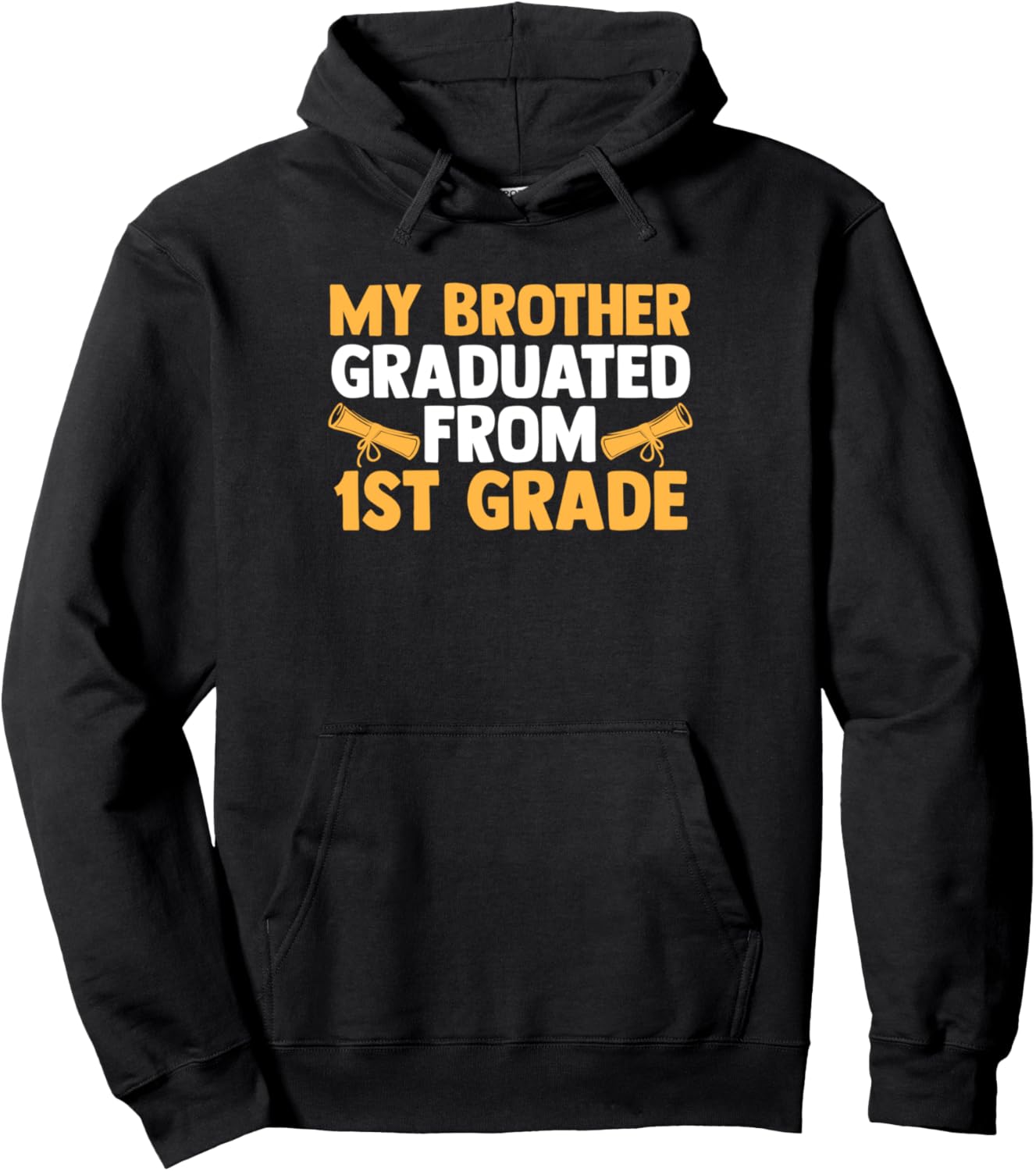 Мой брат закончил первый курс. Толстовка в честь его выпускного Humor First Grade Graduate & First Grade Graduated, черный
Мой брат закончил первый курс. Толстовка в честь его выпускного Humor First Grade Graduate & First Grade Graduated, черный