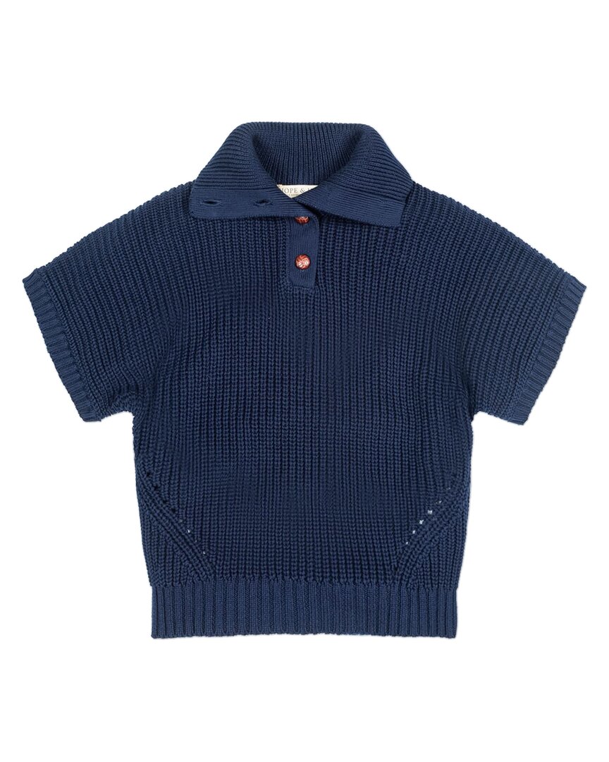 Хоуп энд Хенри свитер с отложным воротником HOPE & HENRY, синий
Хоуп энд Хенри свитер с отложным воротником HOPE & HENRY, синий