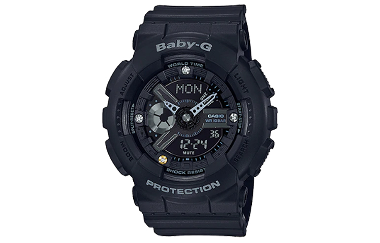 CASIO Часы Women's BABY-G Black Watch BA-135DD-1A, Black Dial
CASIO Часы Women's BABY-G Black Watch BA-135DD-1A, Black Dial