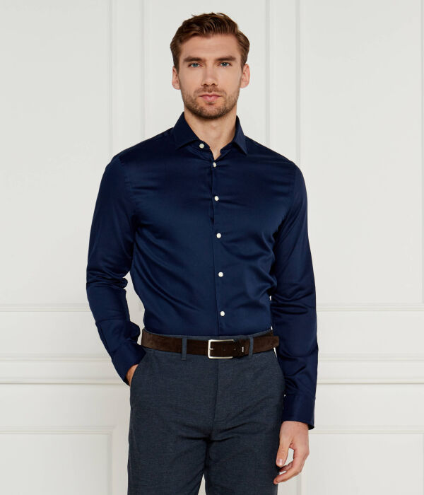 Рубашка Slim fit Tommy Hilfiger, синий 
Рубашка Slim fit Tommy Hilfiger, синий