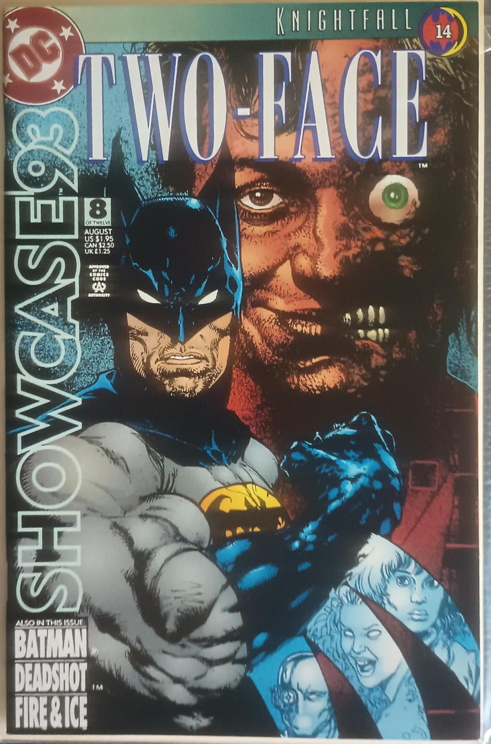 BATMAN " TWO -FACE " KNIGHTFALL SERIES # 14 (SHOWCASE 93, 8 OF 12) (DC COMICS)
BATMAN " TWO -FACE " KNIGHTFALL SERIES # 14 (SHOWCASE 93, 8 OF 12) (DC COMICS)
