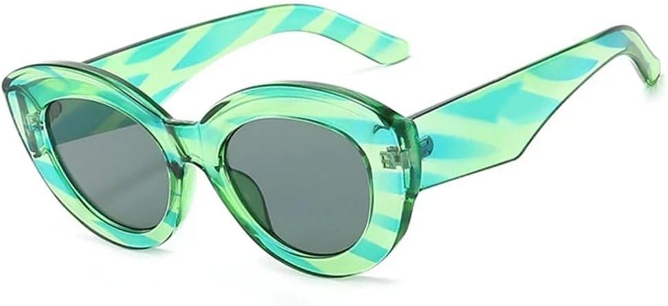 Популярные модные женские солнцезащитные очки «кошачий глаз» большого размера с зелеными полосками, ретро-очки с защитой от УФ-излучения UV400, мужские овальные солнцезащитные очки в тренде KTUCN, Green Striped
Популярные модные женские солнцезащитные очки «кошачий глаз» большого размера с зелеными полосками, ретро-очки с защитой от УФ-излучения UV400, мужские овальные солнцезащитные очки в тренде KTUCN, Green Striped